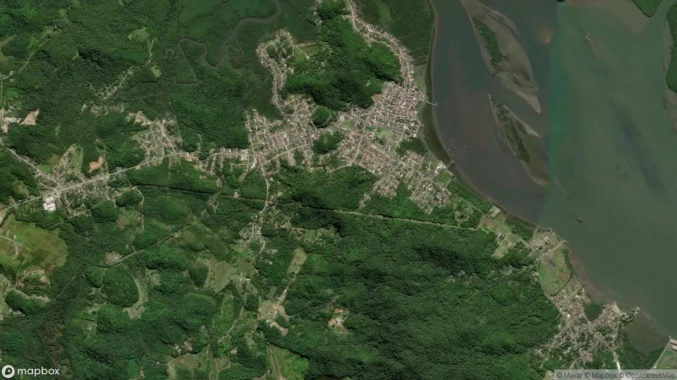 Imagem aérea de antonina
