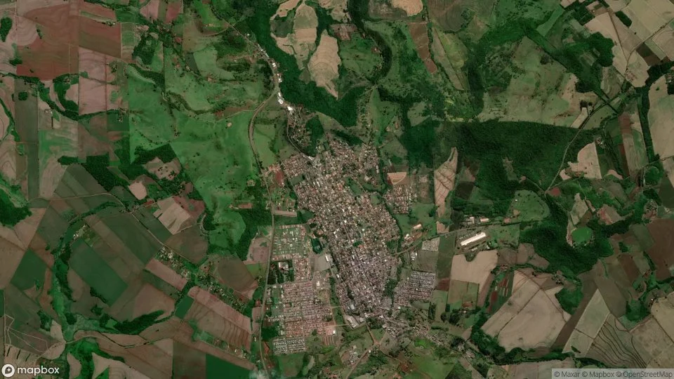Imagem aérea de assai