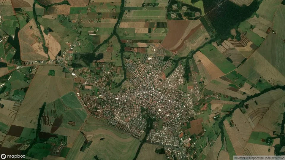 Imagem aérea de astorga