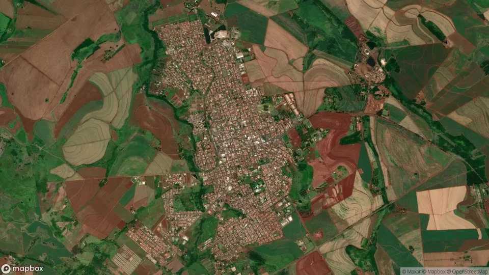 Vista aérea de Bandeirantes