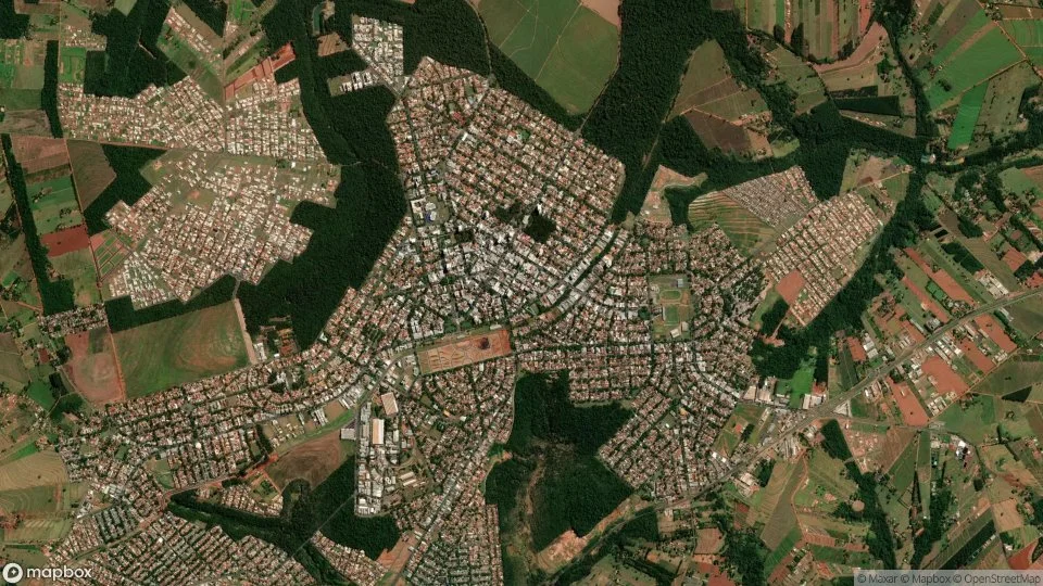 Imagem aérea de cianorte