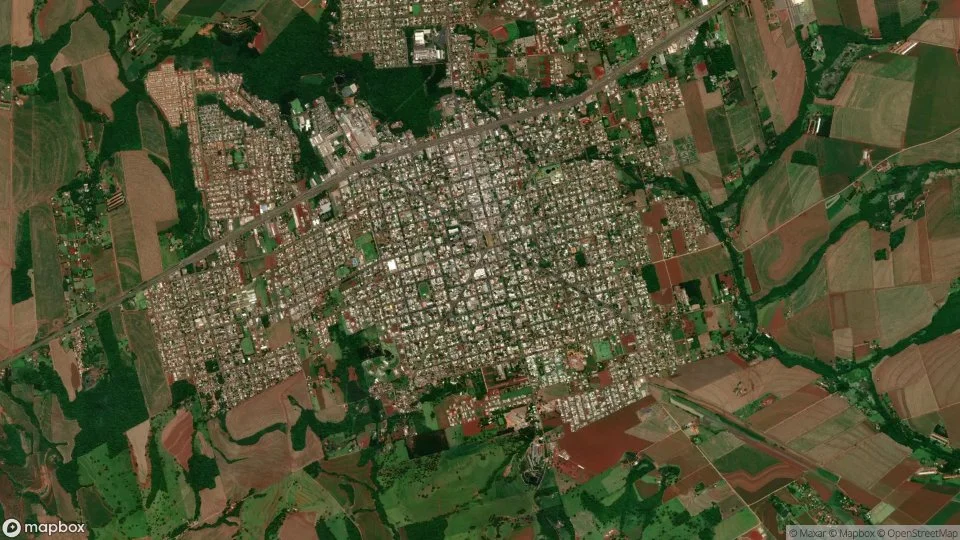 Imagem aérea de medianeira
