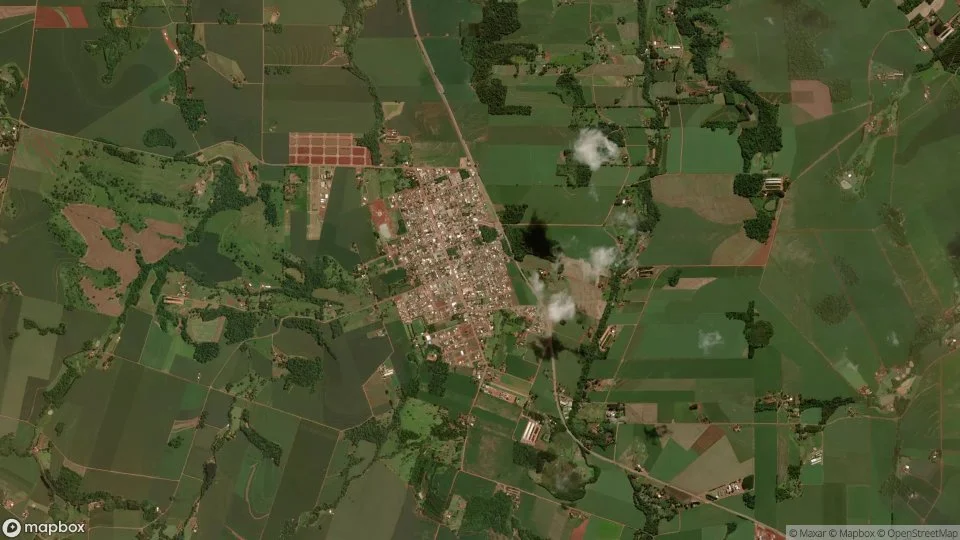 Imagem aérea de mercedes