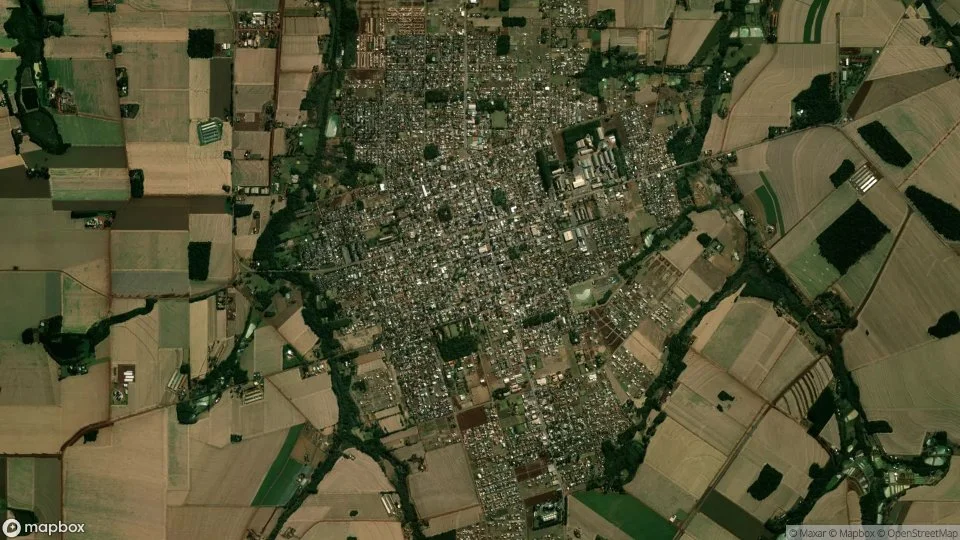 Imagem aérea de palotina