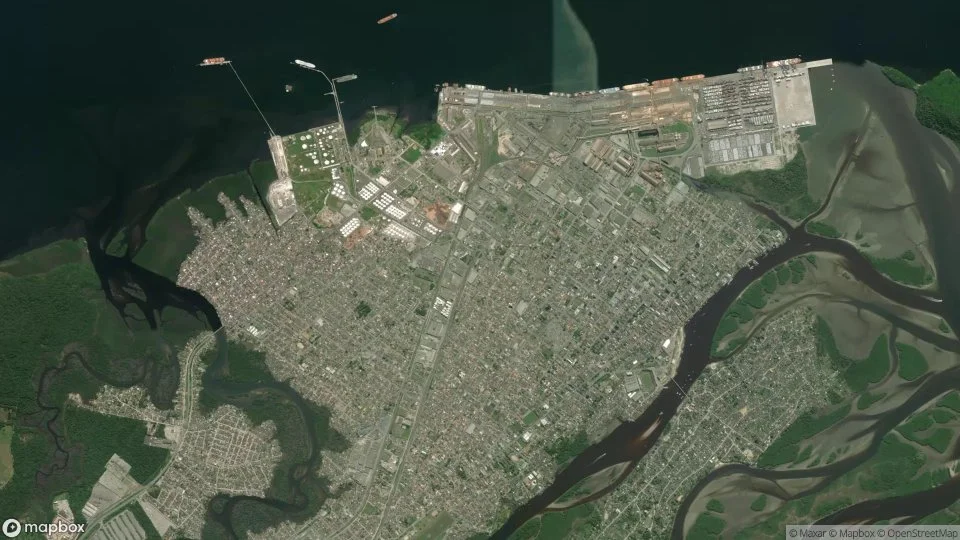 Imagem aérea de paranagua