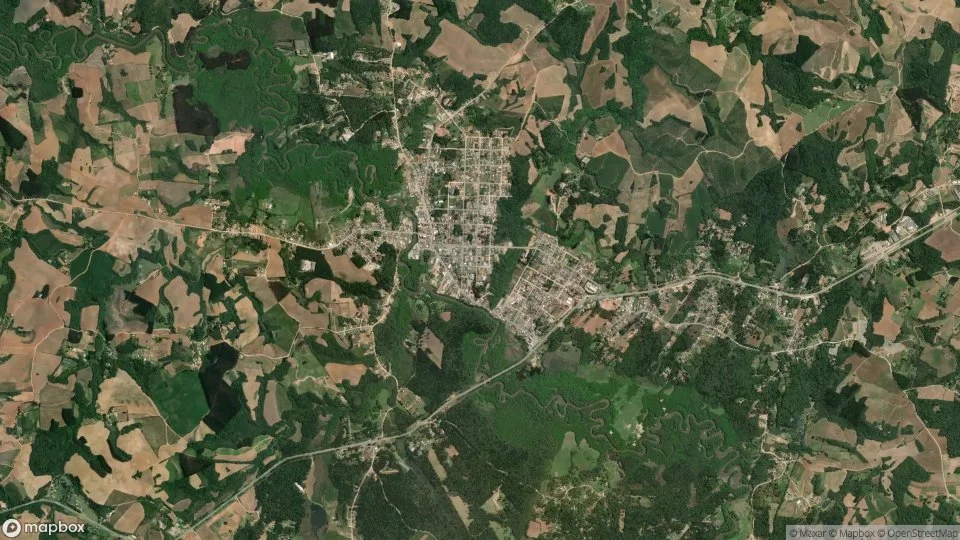 Imagem aérea de quitandinha
