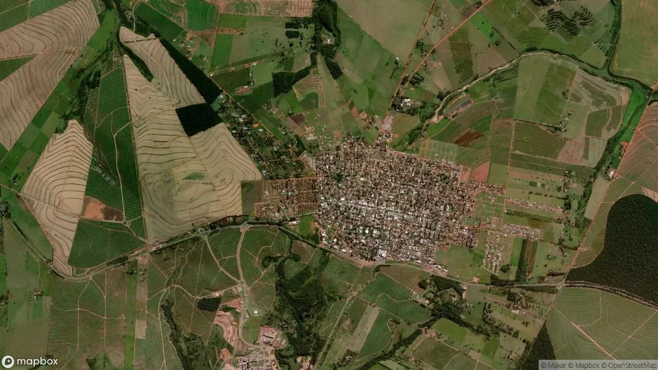Imagem aérea de tapejara