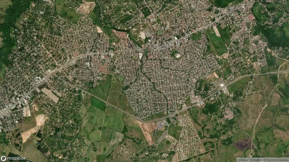 Imagem aérea de itaborai
