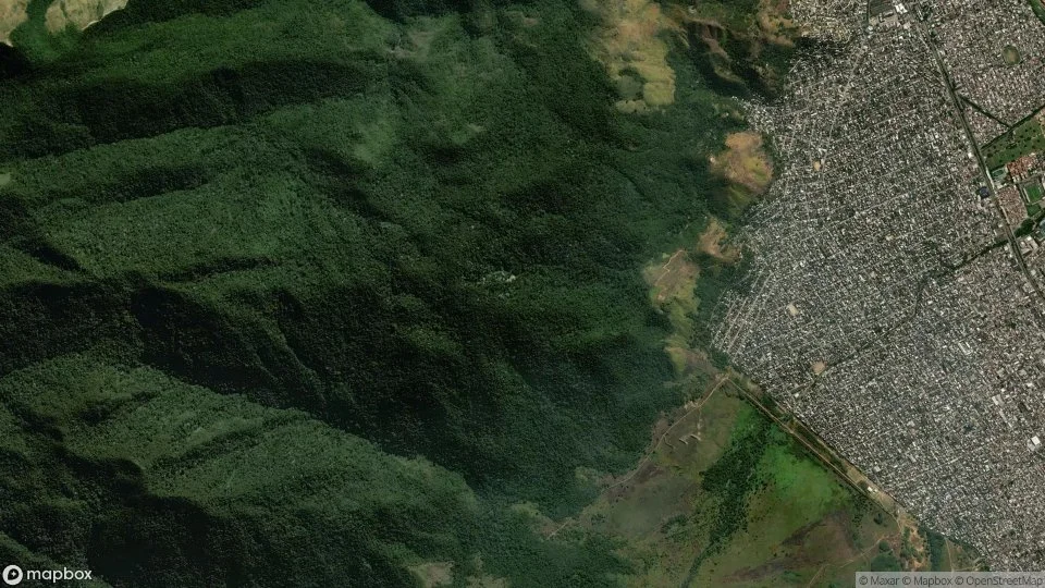 Imagem aérea de mesquita