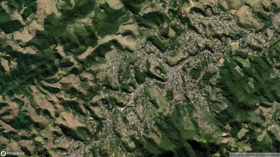 Vista aérea de Miguel Pereira