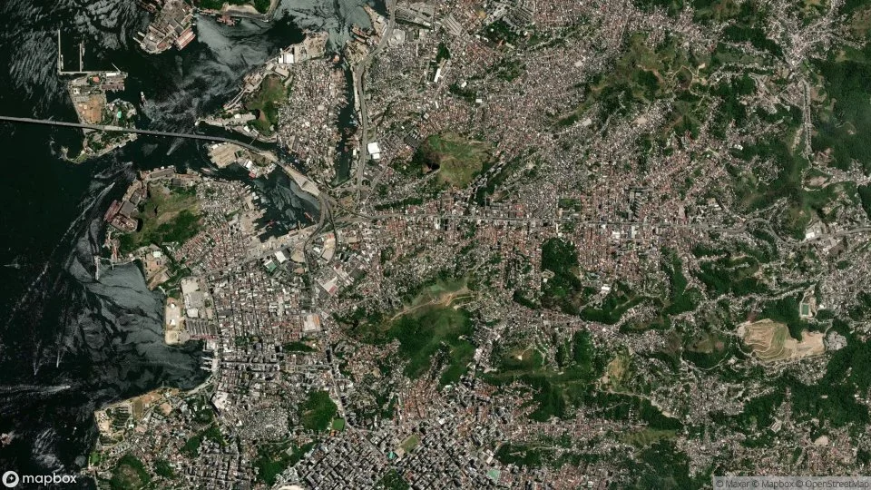 Imagem aérea de niteroi