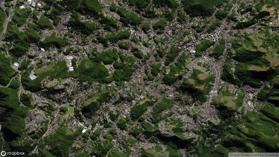 Imagem aérea de petropolis