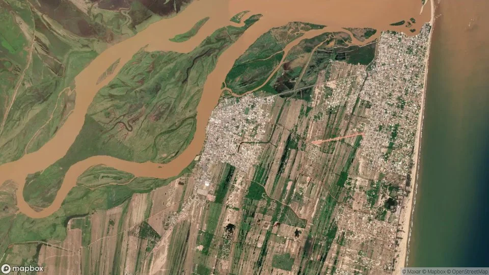 Vista aérea de São João da Barra