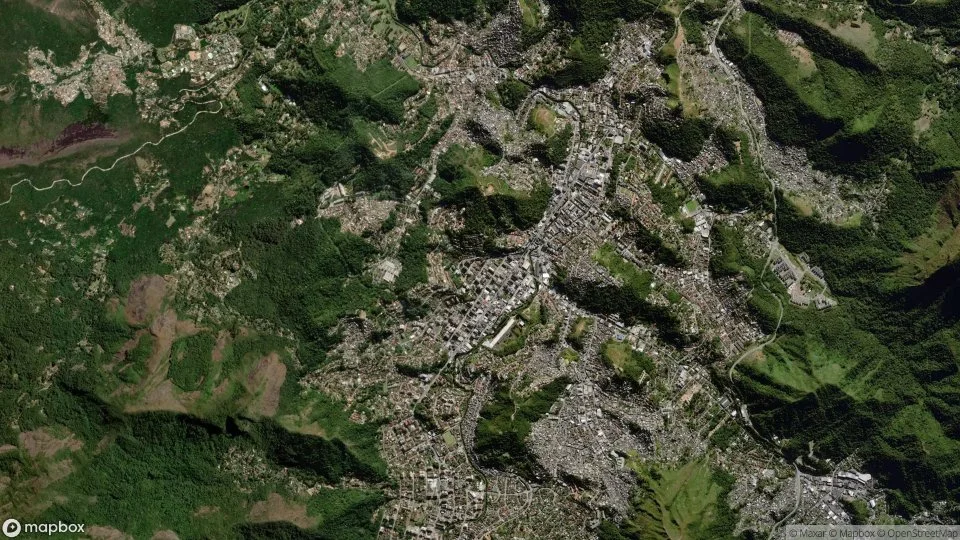 Imagem aérea de teresopolis