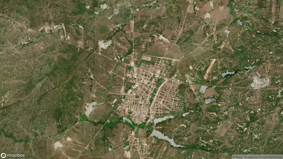 Imagem aérea de caraubas