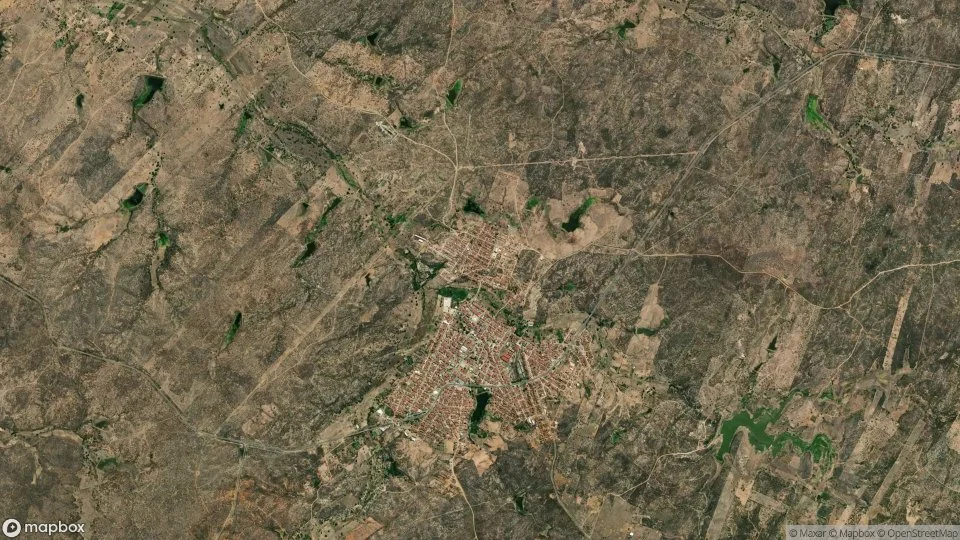 Vista aérea de Jardim do Seridó