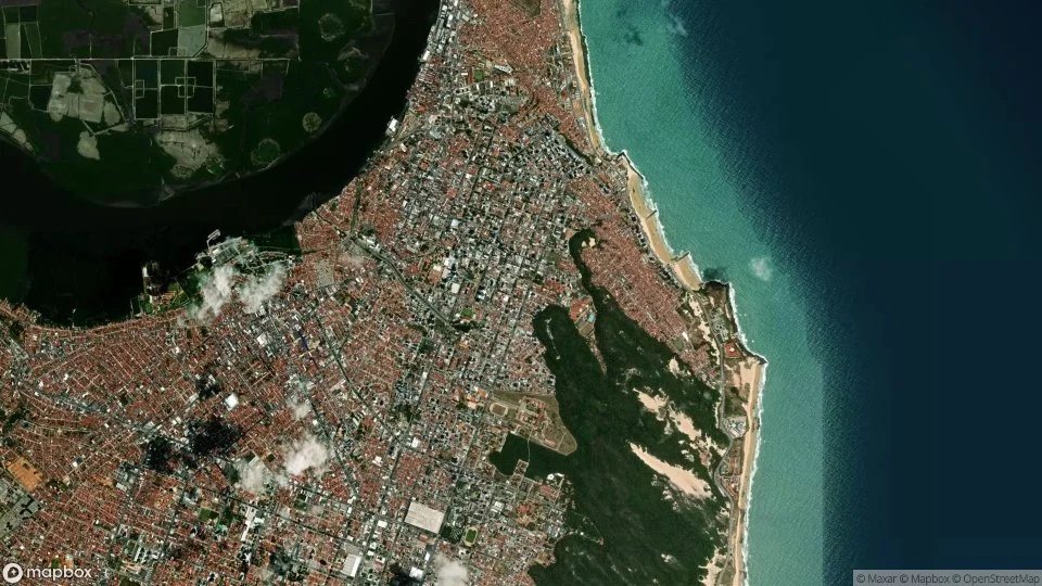Imagem aérea de natal