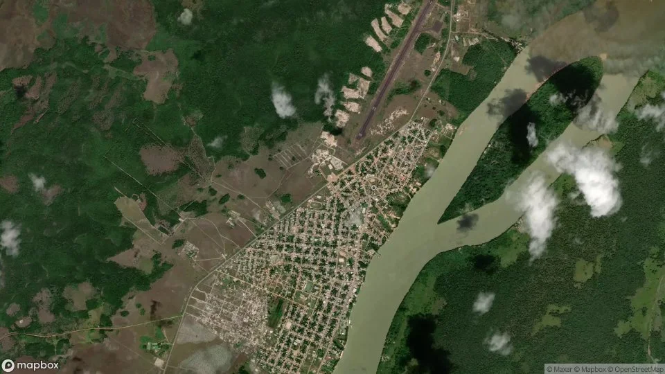 Imagem aérea de caracarai