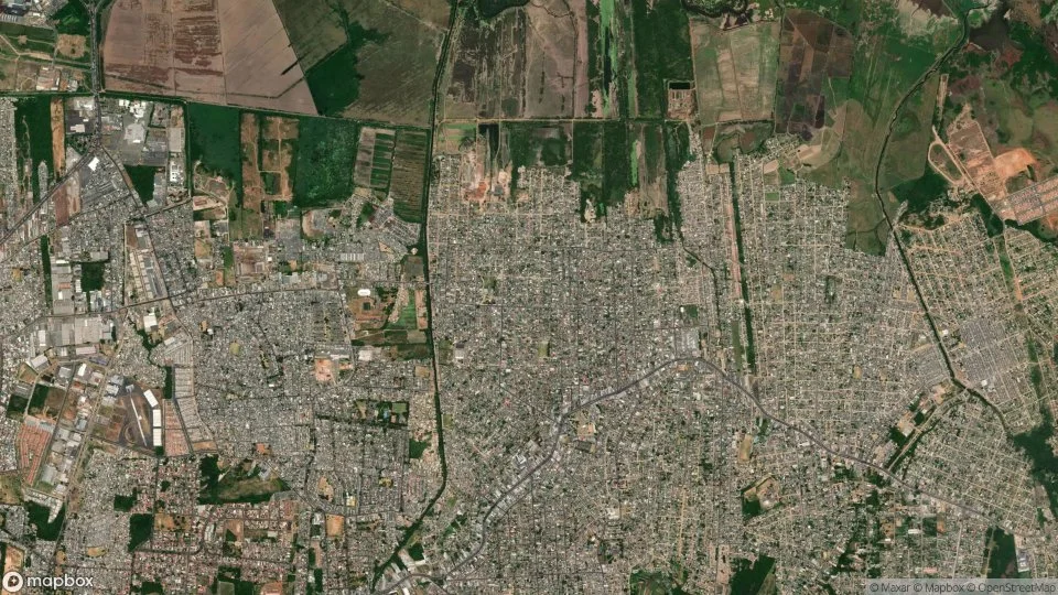 Imagem aérea de alvorada