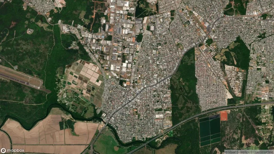 Imagem aérea de cachoeirinha