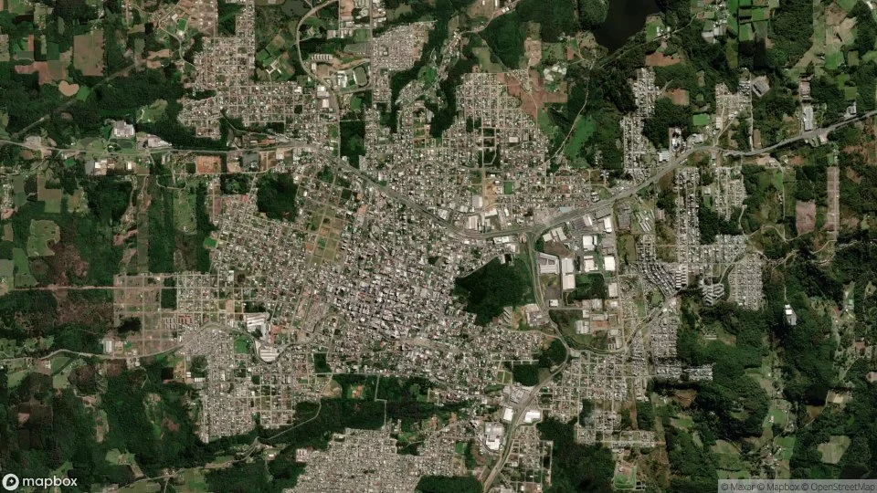 Imagem aérea de farroupilha