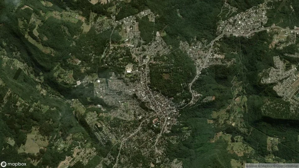 Imagem aérea de gramado