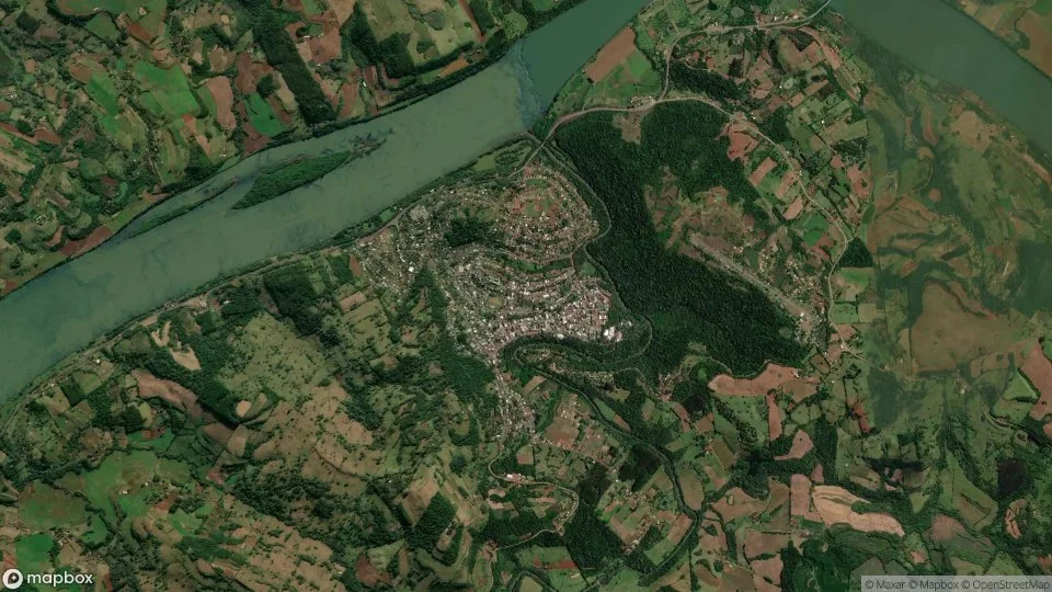 Imagem aérea de irai