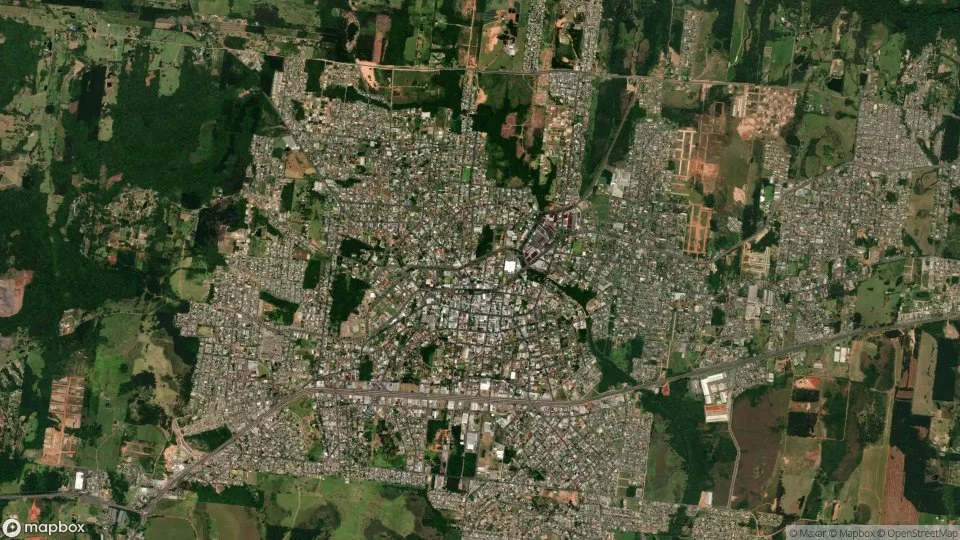 Imagem aérea de sapiranga