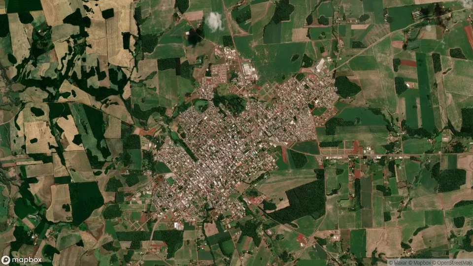 Imagem aérea de tapejara