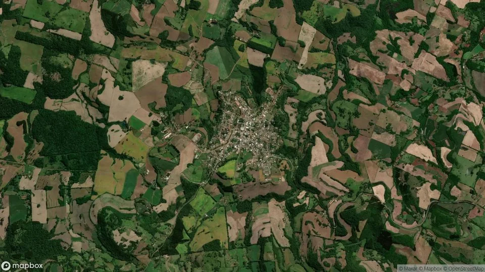 Imagem aérea de viadutos