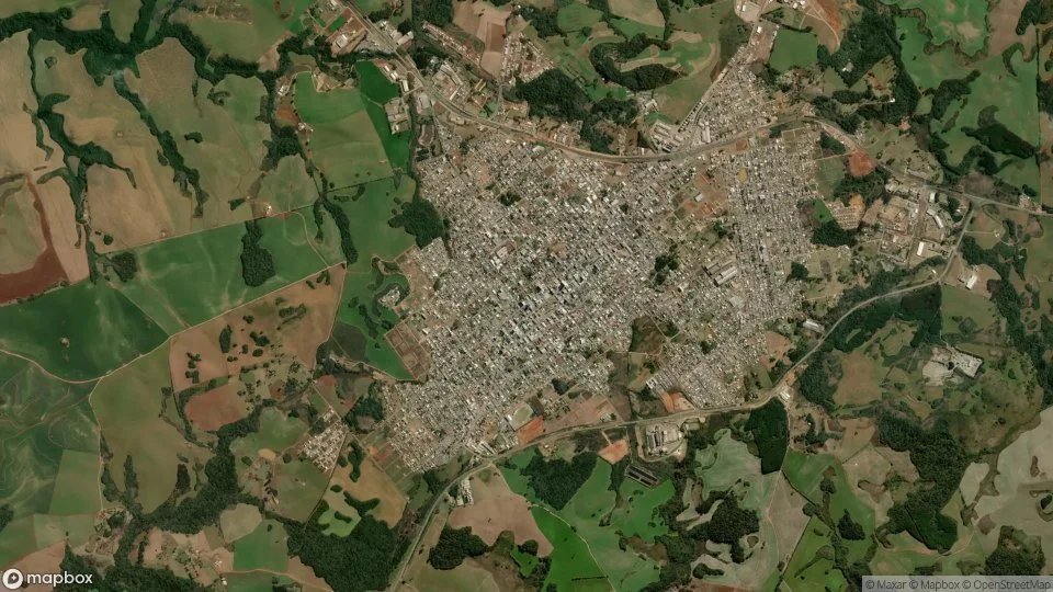 Vista aérea de Campos Novos