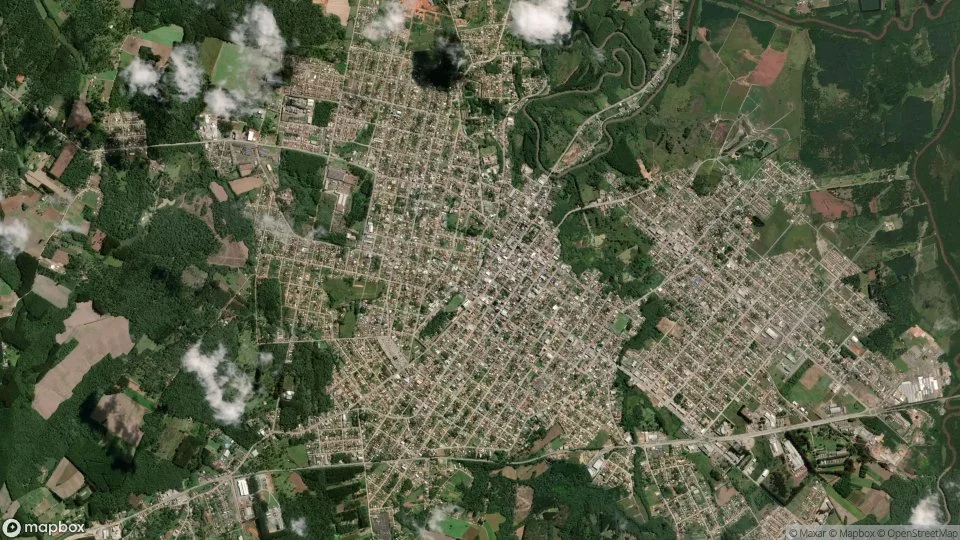 Vista aérea de Canoinhas
