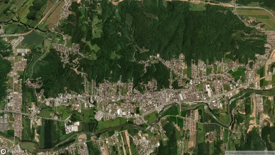 Imagem aérea de guaramirim