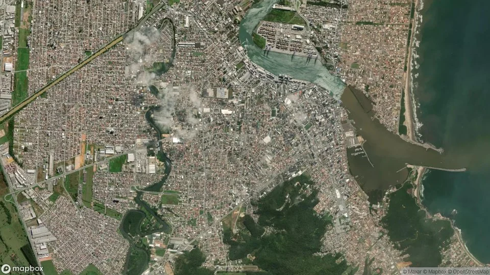 Vista aérea de Itajaí