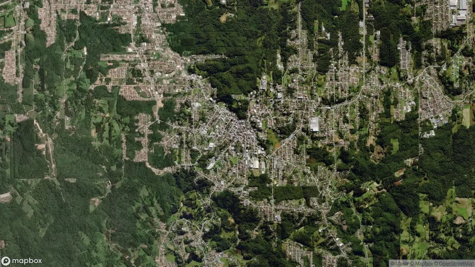 Vista aérea de São Bento do Sul