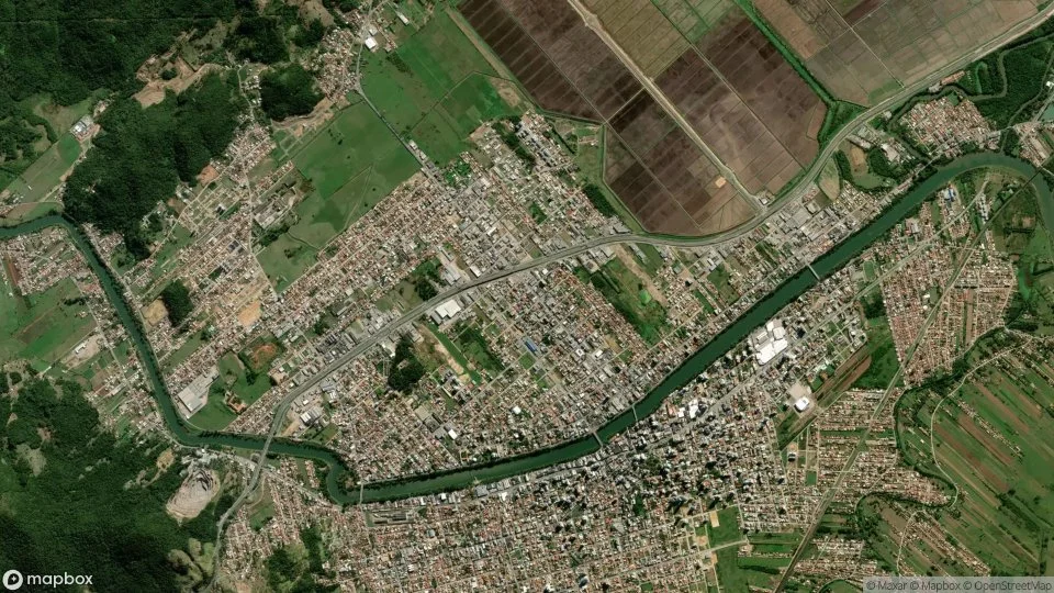 Vista aérea de Tubarão
