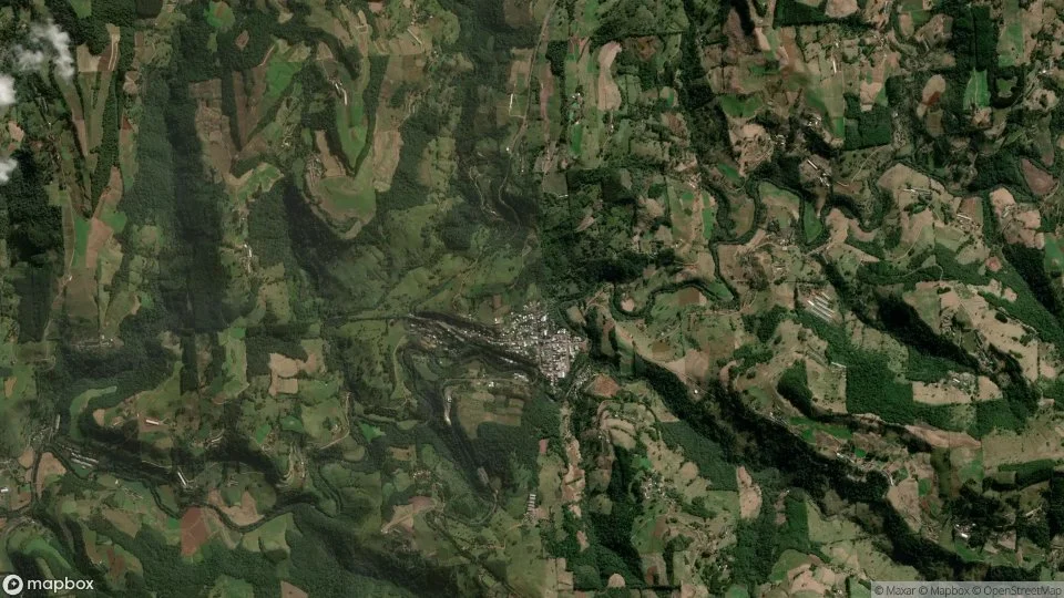 Imagem aérea de xavantina