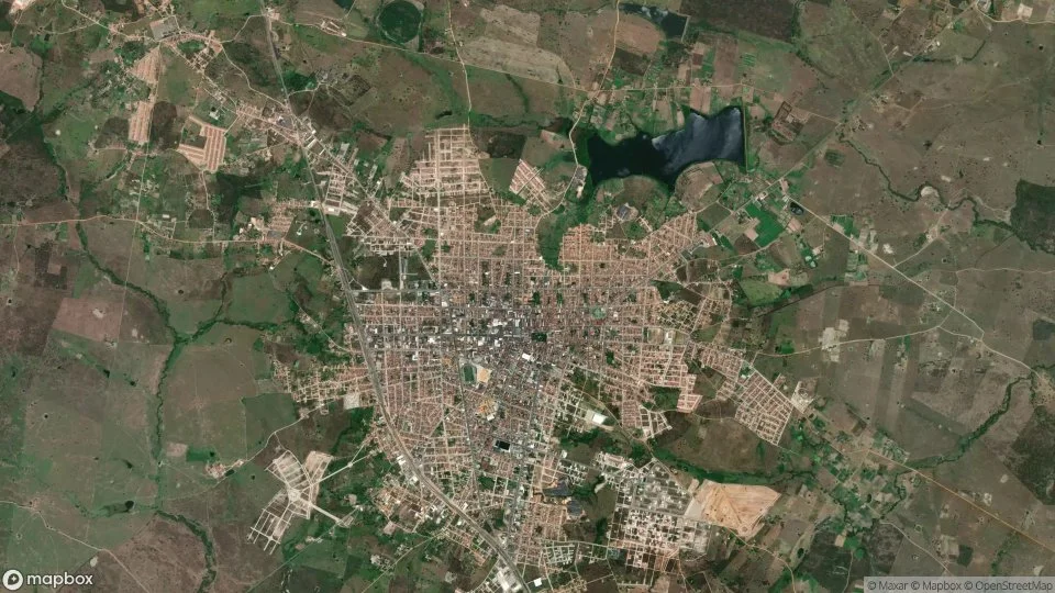 Imagem aérea de itabaiana
