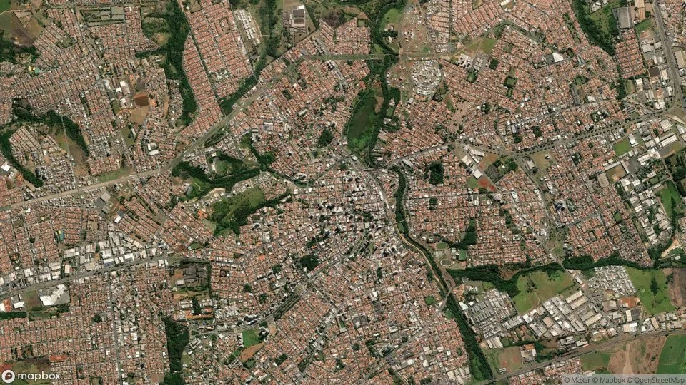 Imagem aérea de americana