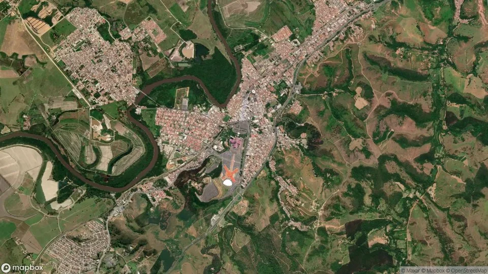Vista aérea de Aparecida