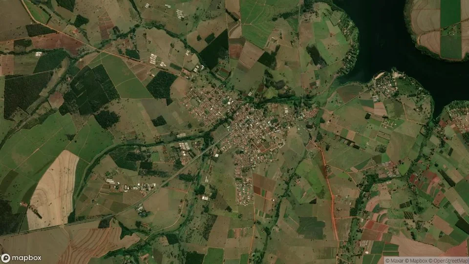 Imagem aérea de arealva