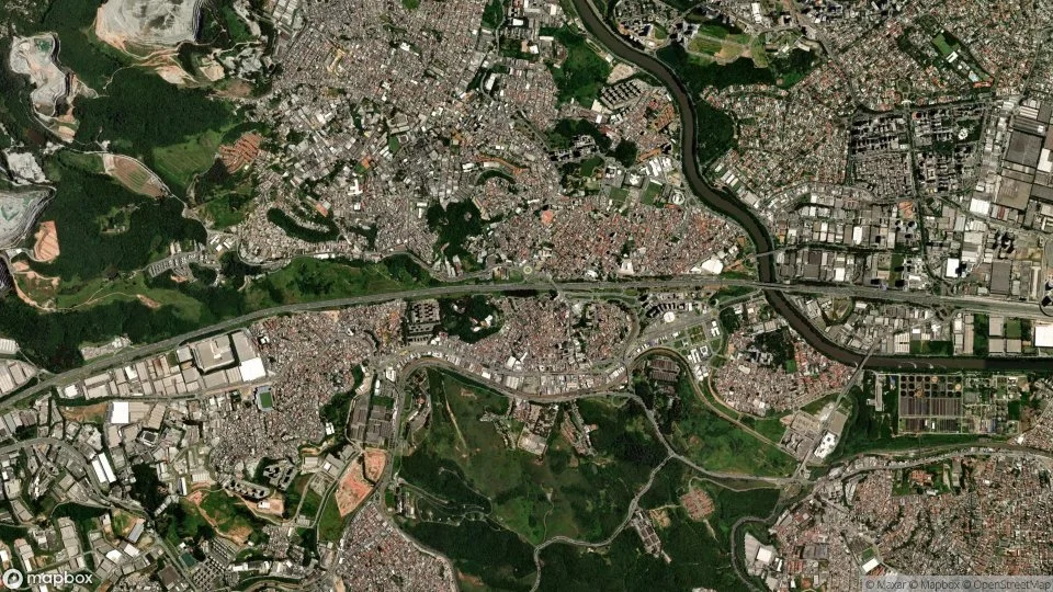 Imagem aérea de barueri