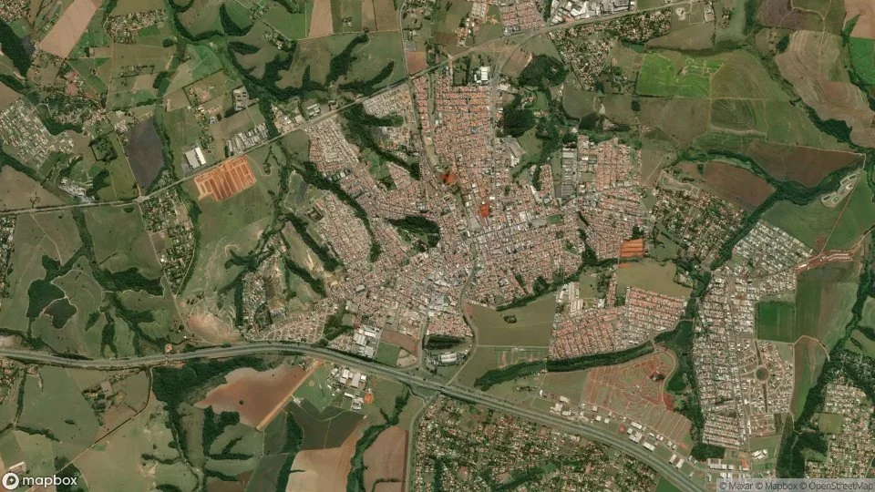 Imagem aérea de boituva
