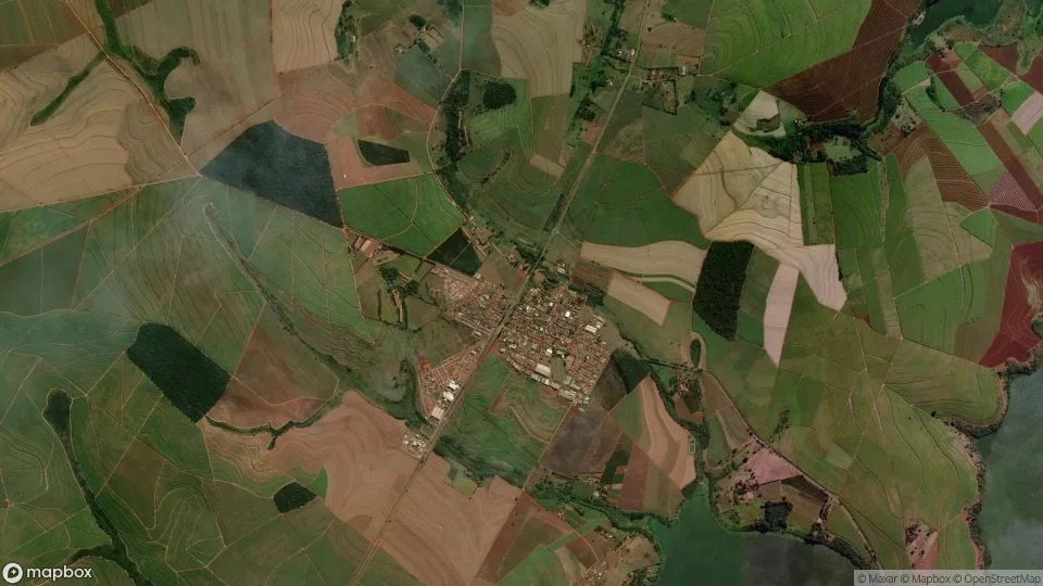 Imagem aérea de boraceia