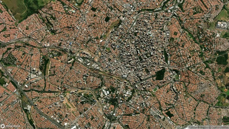 Imagem aérea de campinas