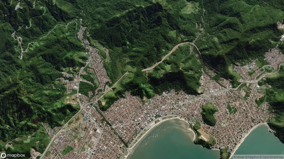 Vista aérea de Caraguatatuba