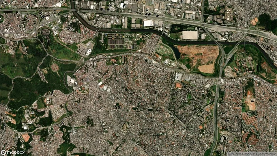Imagem aérea de carapicuiba