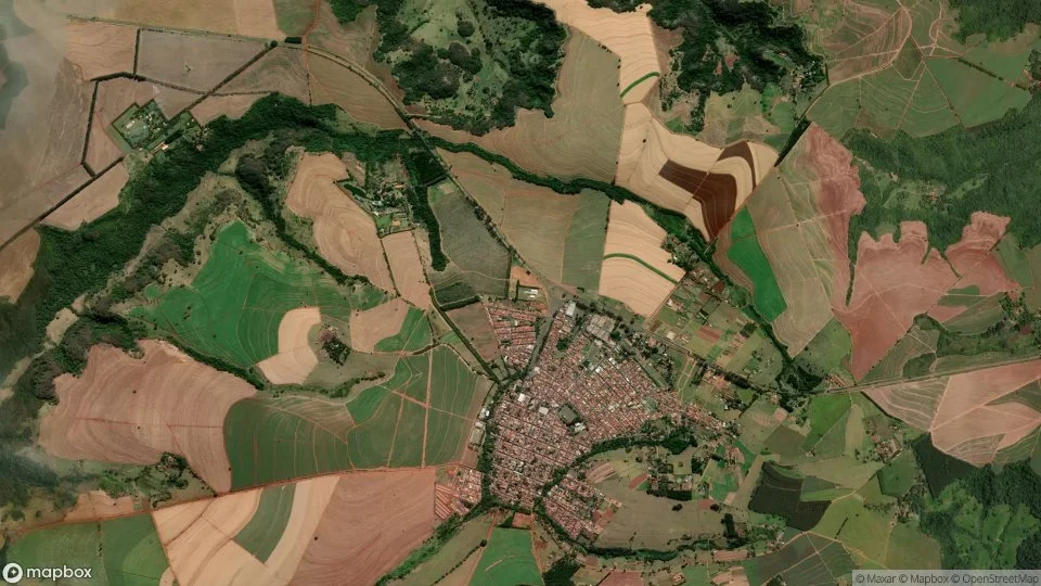 Imagem aérea de dourado