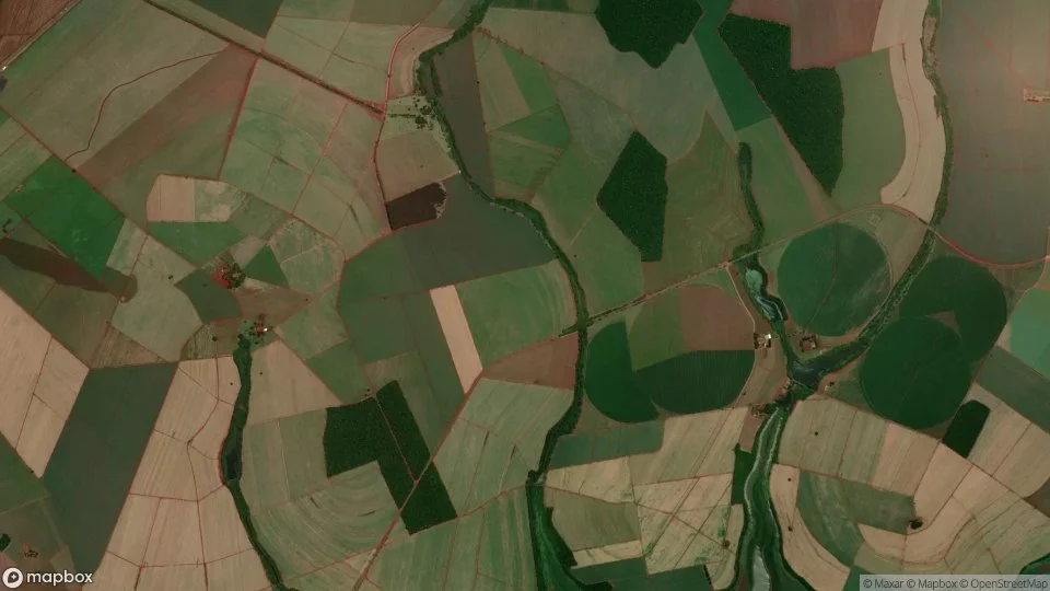 Imagem aérea de florinea