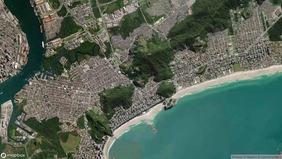 Imagem aérea de guaruja